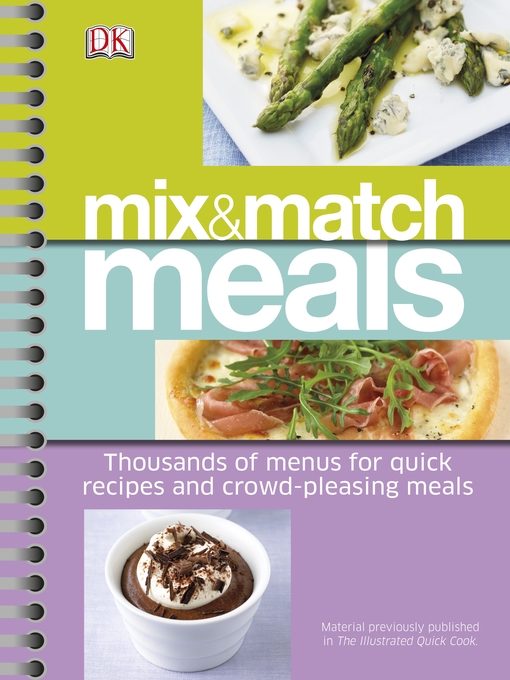 Title details for Mix and Match Meals by DK - Available